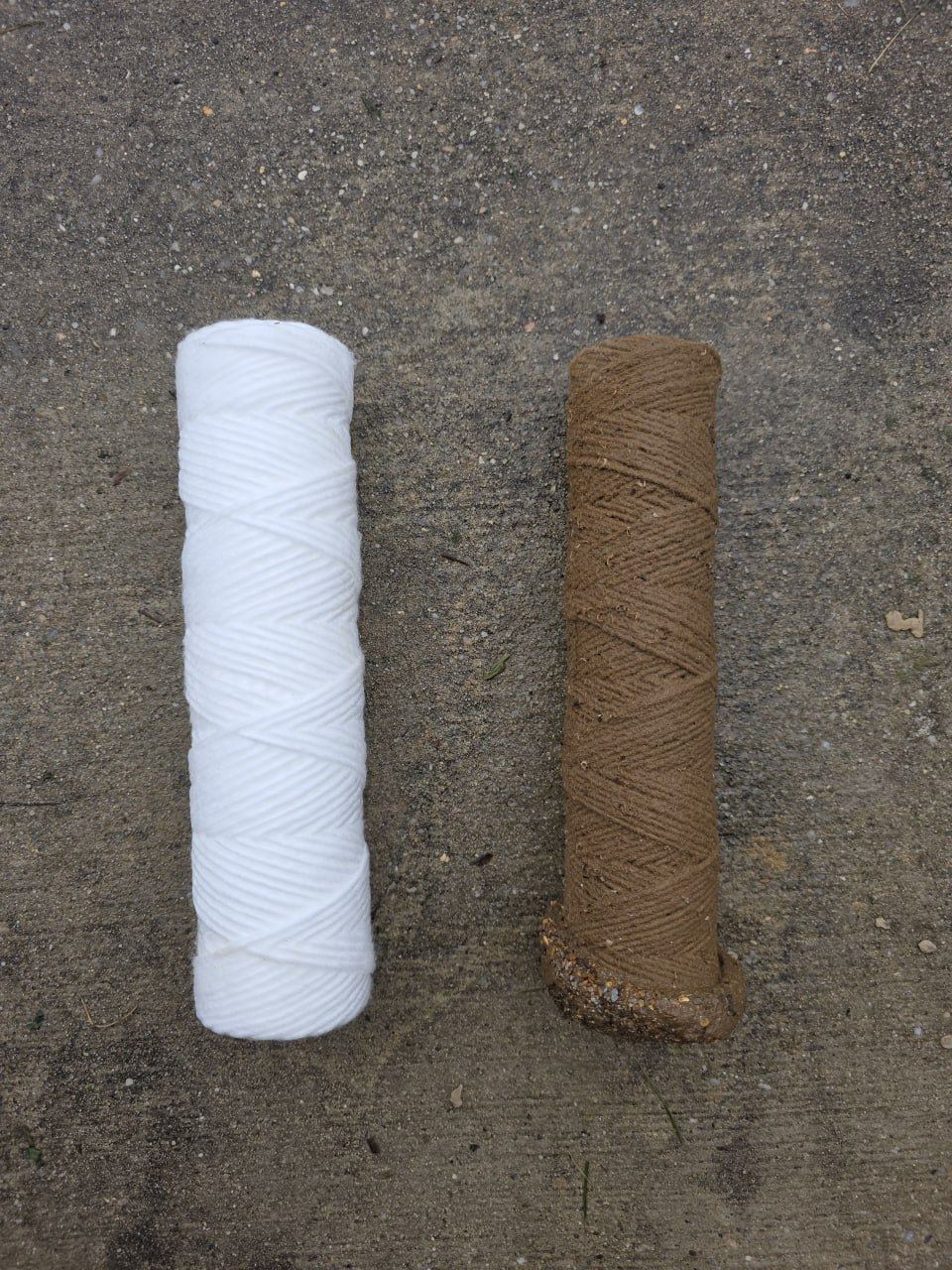 Whole-house water treatment equipment in a mechanical room